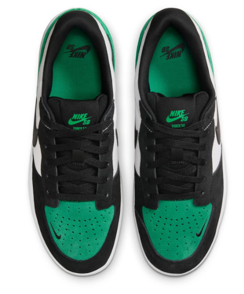 Nike SB Force 58 White / Black / Stadium Green