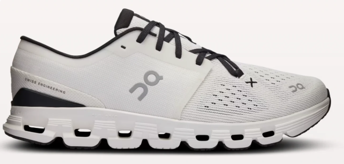 On Cloud X 4 Men's Sneakers – White & Black