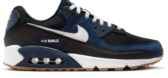 Nike Air Max 90 Men’s Sneakers | Black/Navy