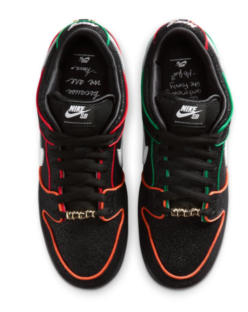 Nike SB Dunk Low Pro QS Black / White / Challenge Red