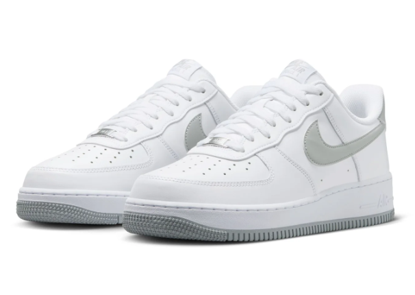 Nike Air Force 1 Low ’07 Men’s Sneakers | White/Wolf Grey