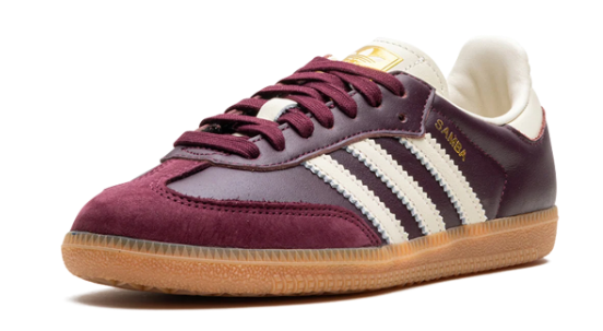 adidas Samba OG Women's Sneakers – Maroon / Cream White