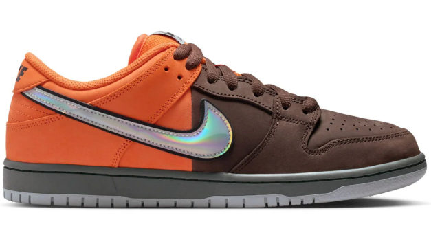 Nike SB Muni Fast Pass Dunk Low Pro Shoes - Safety OrangeWolf GreyBaroque Brown(129)