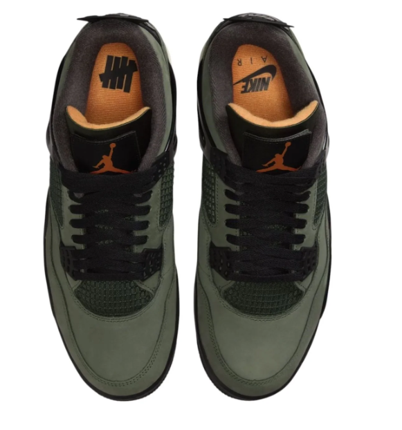 Air Jordan 4 x Undefeated “Deep Green” 2025 | IB1519-200