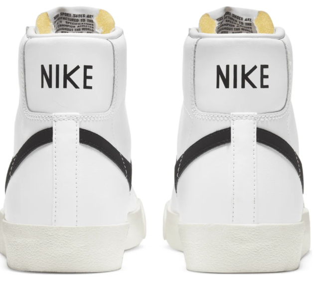 Nike Blazer Mid '77 Vintage 'White Black' Sneakers | BQ6806-100