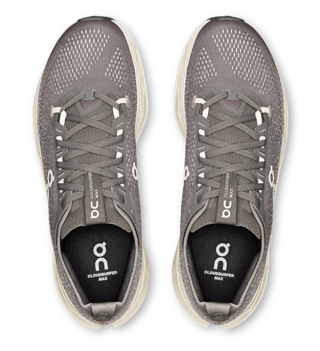 On Cloudsurfer Max Running Shoes | Grey/Cream