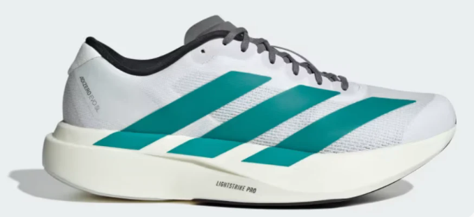 adidas Adizero Evo SL Men's Running Shoes | White & Teal