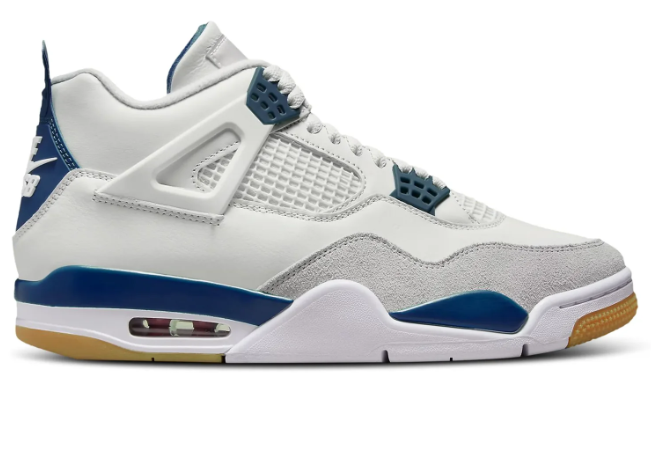 Nike SB x Air Jordan 4 White Navy(2990） （185）
