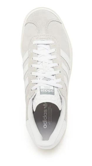 adidas Gazelle Bold Women's Platform Sneakers – Grey White | HQ6893
