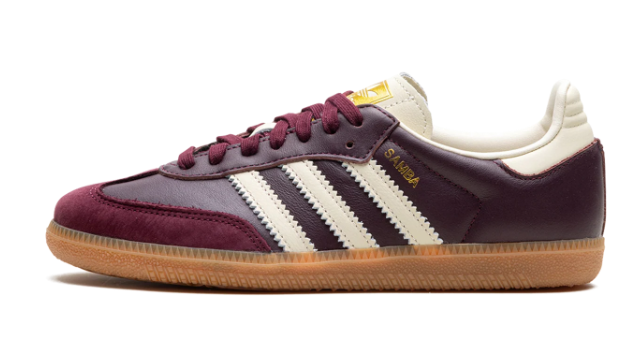 adidas Samba OG Women's Sneakers – Maroon / Cream White