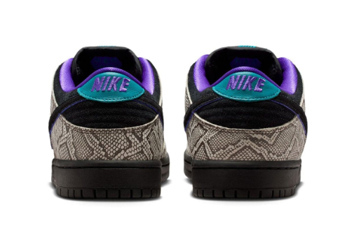 Nike SB Dunk Low Dashawn Jordan 'Snake Skin Black Fierce Purple'