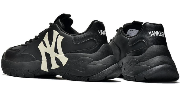 MLB Big Ball Chunky New York Yankees Sneakers – Black