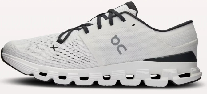 On Cloud X 4 Men's Sneakers – White & Black